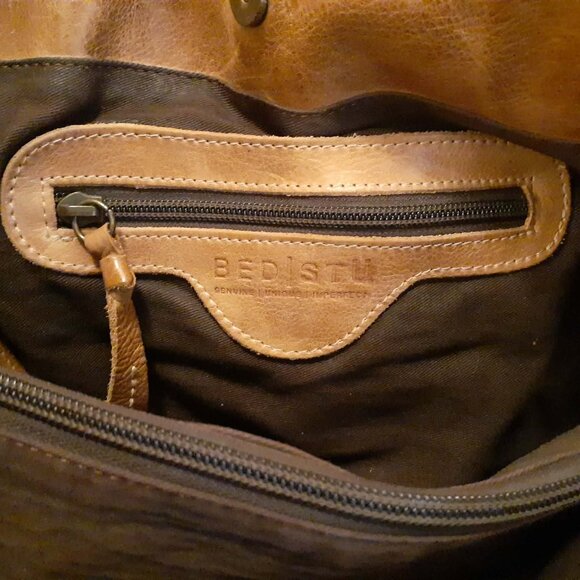 Bed Stu Leather Rockaway Tote/Satchel Bag - Picture 13 of 13